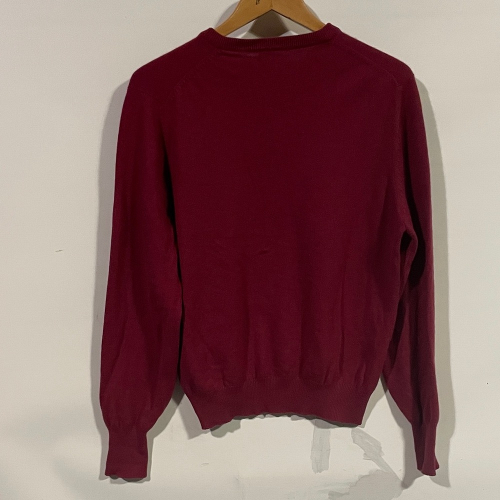 Vintage lands end Classic Red crewneckSweater - Picture 3 of 3